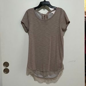 XS Lauren Conrad Blouse, Beige